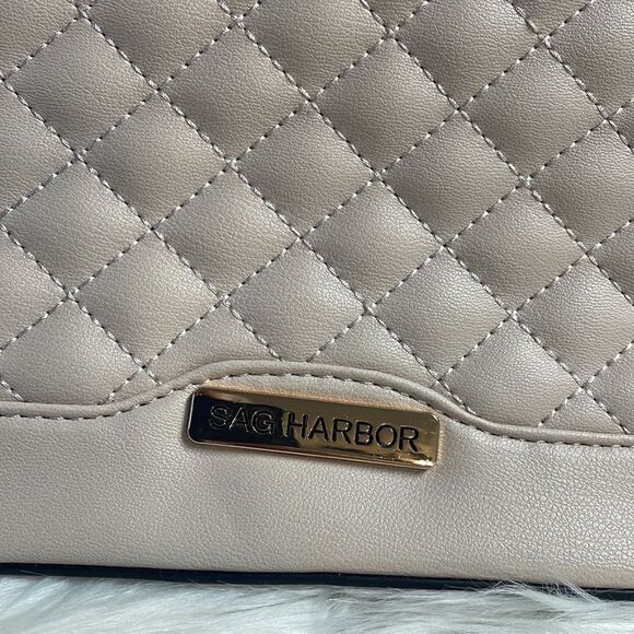 Sag Harbors Ladies Shoulder Purse Beige - Picture 3 of 6